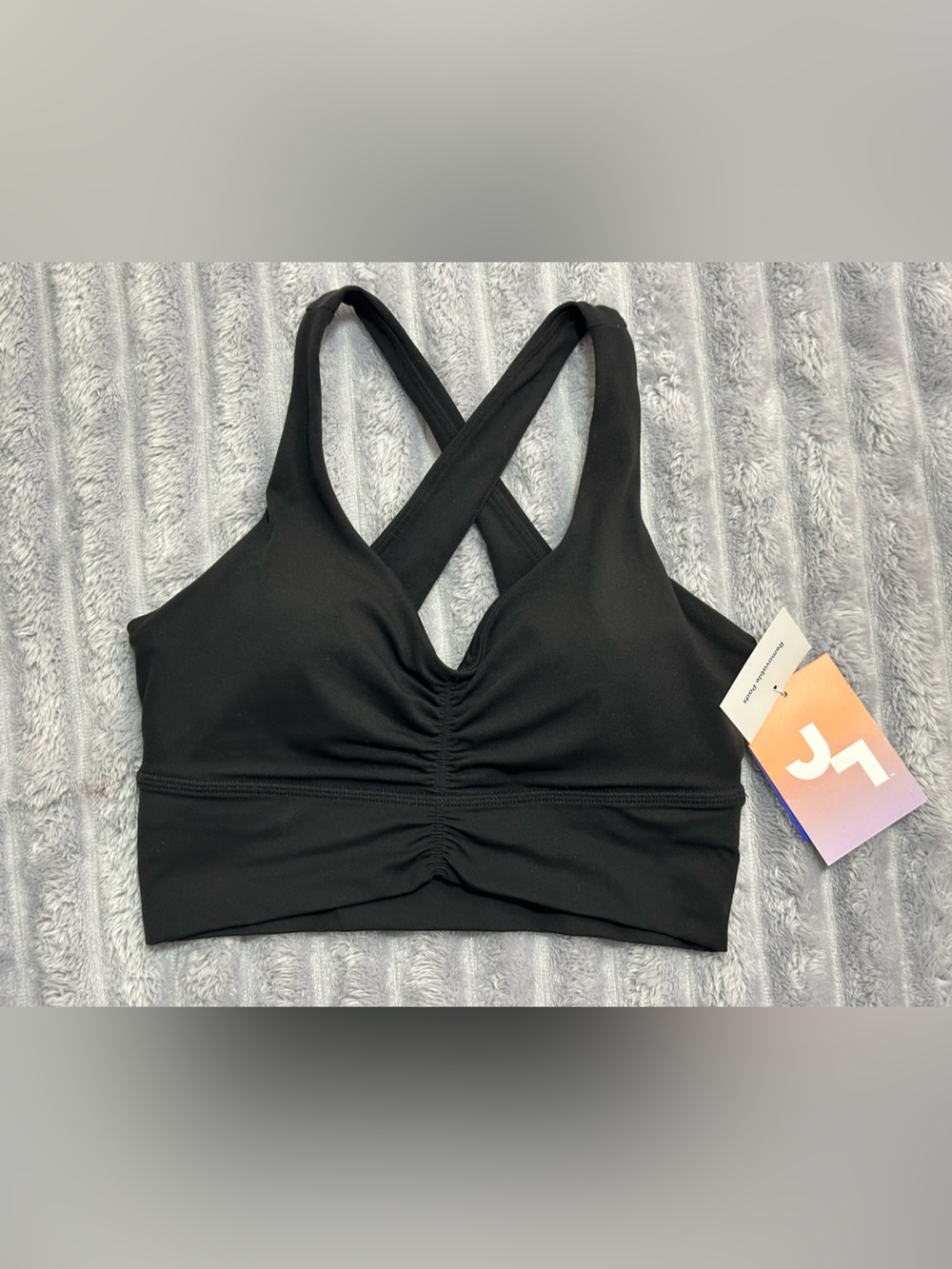 JoyLab Athletic Sports Bra — Size XXS — Black Onyx